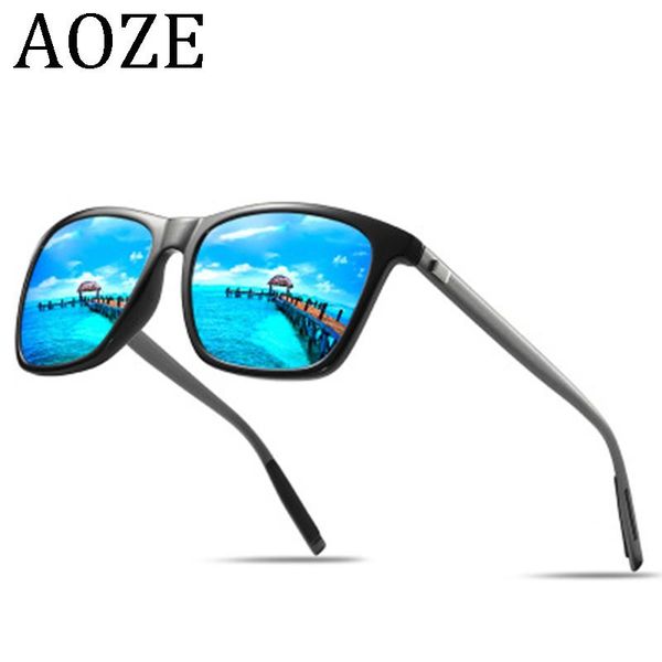 sunglasses 2021 aluminum magnesium polarized fishing men outdoor hiking camping sport glasses male driving eyewear 387, White;black